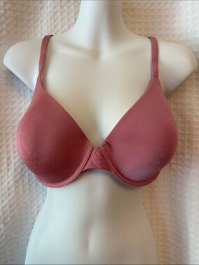 Chaps Seamless Lightly Padded Underwire Bra in Dusty Rose Size 38C